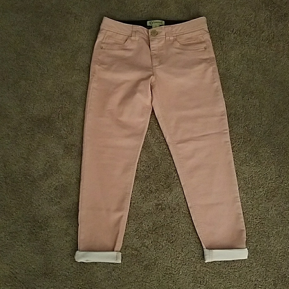 Democracy light pink stretch jeans